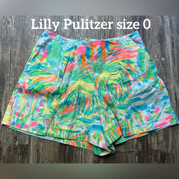 Lilly Pulitzer size 0 Shorts - Picture 1 of 3